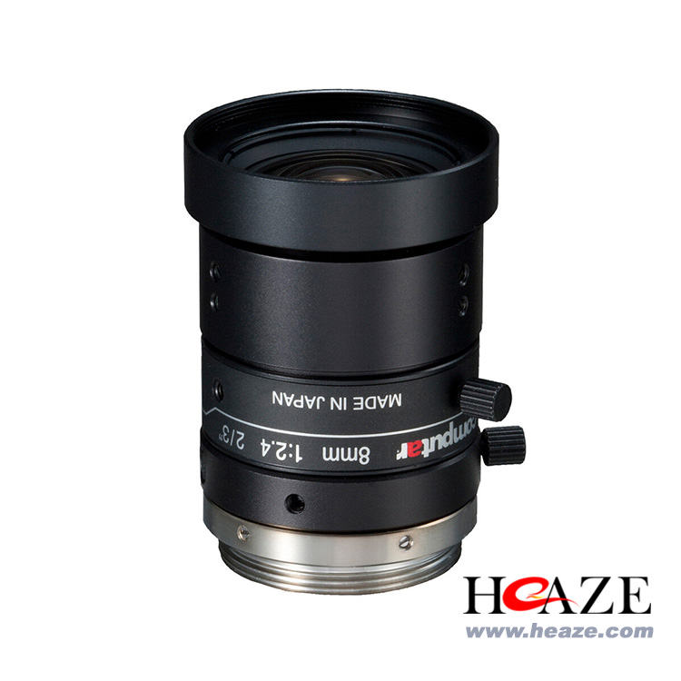 M0824-MPW2 Computar康標(biāo)達500萬像素8mm低畸變工業(yè)鏡頭