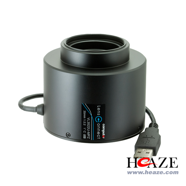 VL3522U-MPZ Computar康標達1英寸2000萬USB遠程控制35mm工業(yè)鏡頭